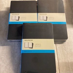 Moleskine Cahiers Collection Dotted Journals (Three Sets of Three Journals)